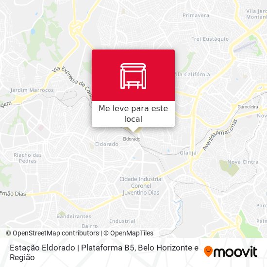 Estação Eldorado | Plataforma B5 mapa