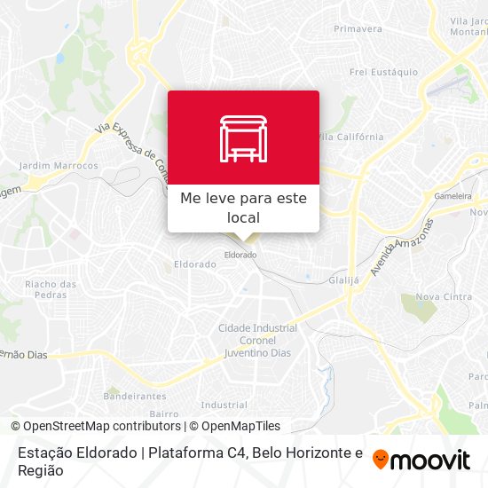 Estação Eldorado | Plataforma C4 mapa