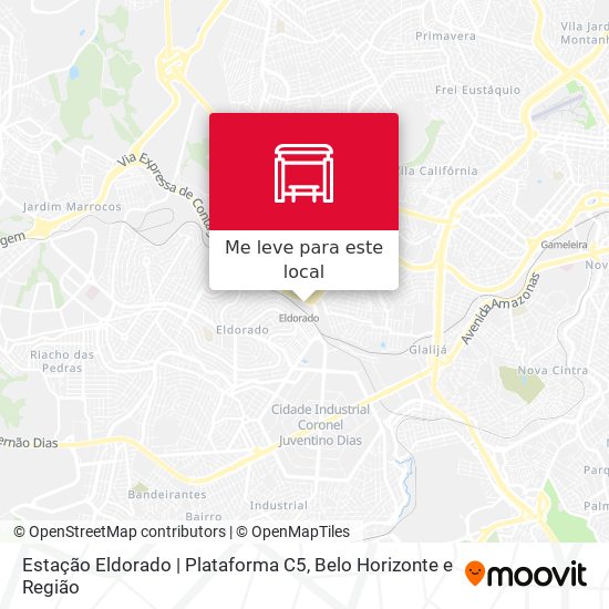 Estação Eldorado | Plataforma C5 mapa
