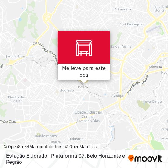 Estação Eldorado | Plataforma C7 mapa