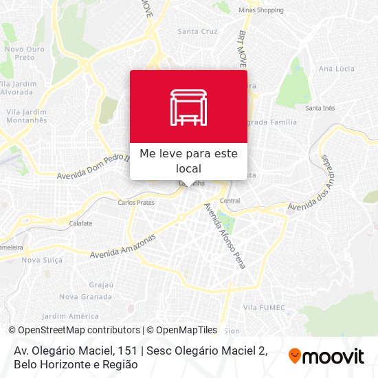 Av. Olegário Maciel, 151 | Sesc Olegário Maciel 2 mapa
