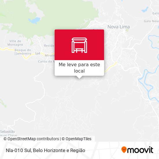 Nla-010 Sul mapa