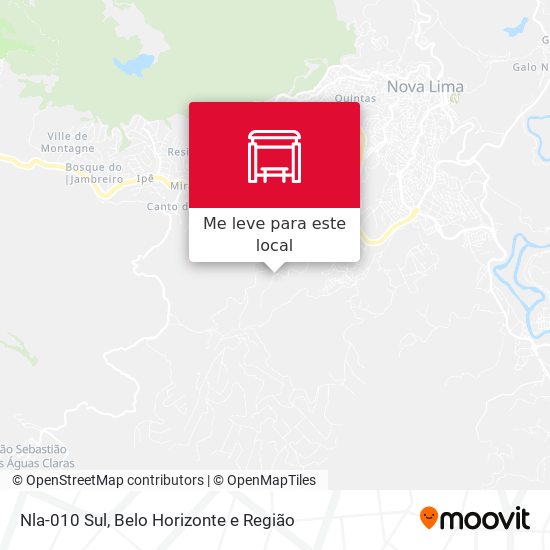Nla-010 Sul mapa
