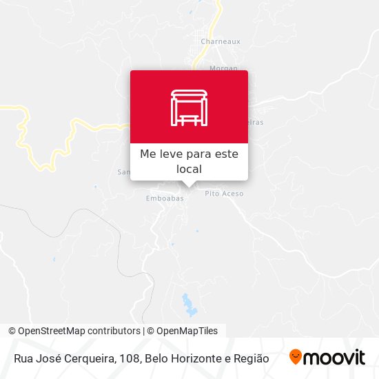Rua José Cerqueira, 108 mapa