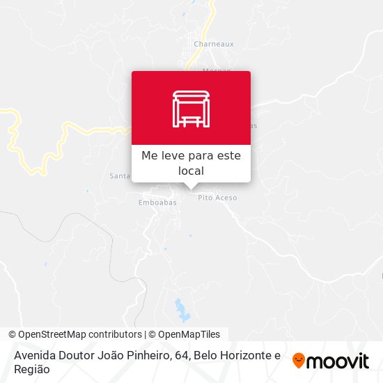 Avenida Doutor João Pinheiro, 64 mapa
