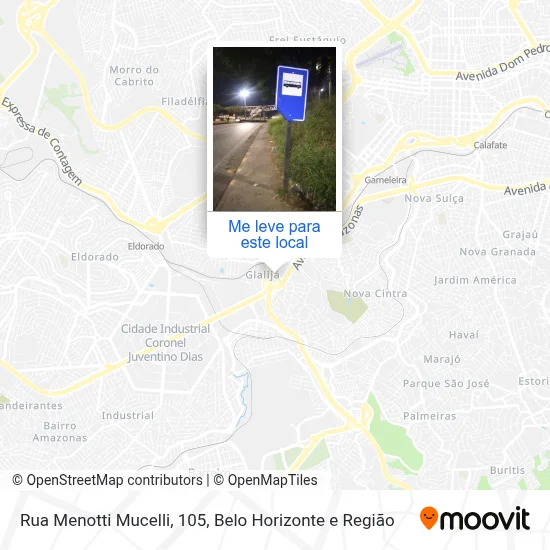 Rua Menotti Mucelli, 105 mapa