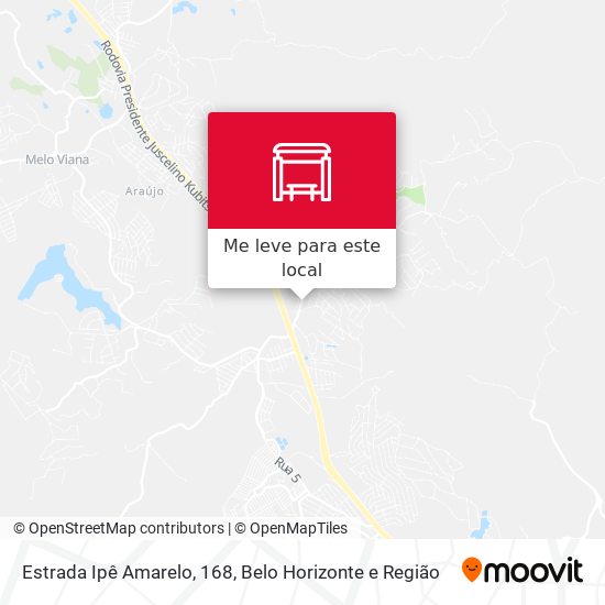 Estrada Ipê Amarelo, 168 mapa