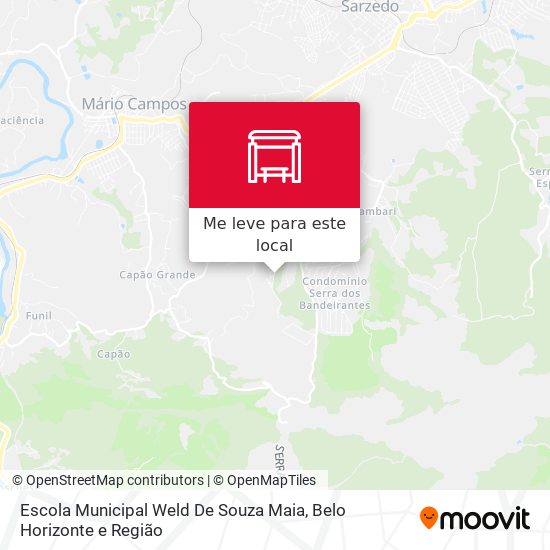 Escola Municipal Weld De Souza Maia mapa
