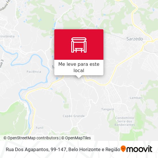 Rua Dos Agapantos, 99-147 mapa