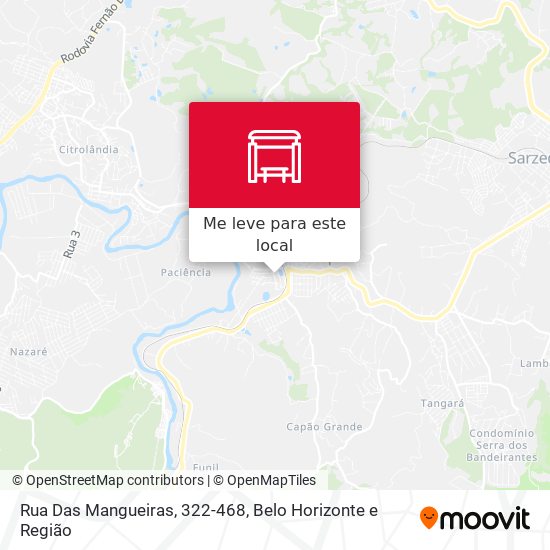 Rua Das Mangueiras, 322-468 mapa