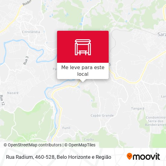 Rua Radium, 460-528 mapa