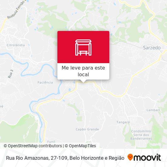 Rua Rio Amazonas, 27-109 mapa