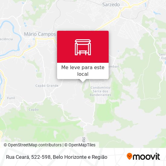 Rua Ceará, 522-598 mapa