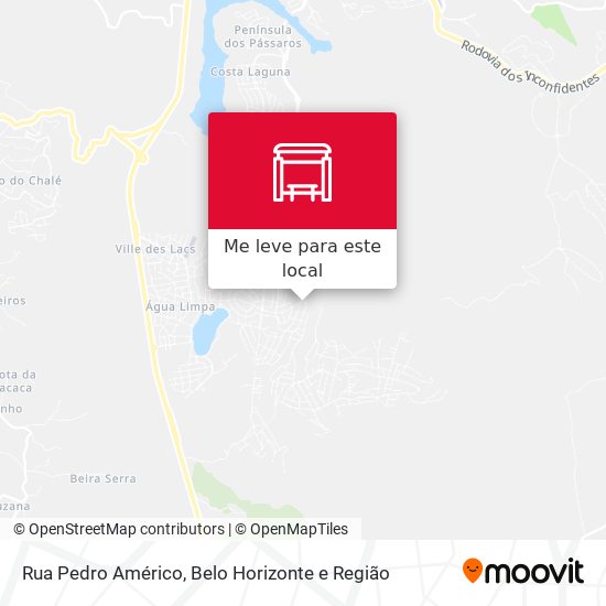 Rua Pedro Américo mapa