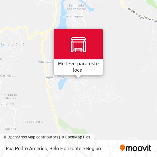 Rua Pedro Américo mapa