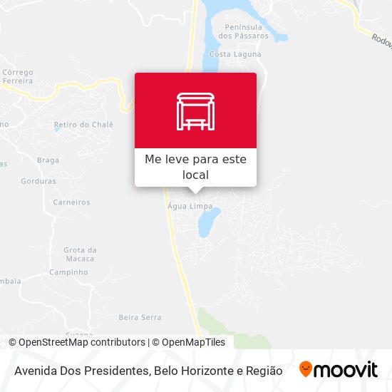 Avenida Dos Presidentes mapa