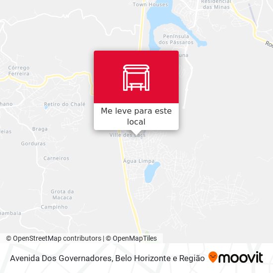Avenida Dos Governadores mapa
