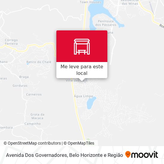Avenida Dos Governadores mapa