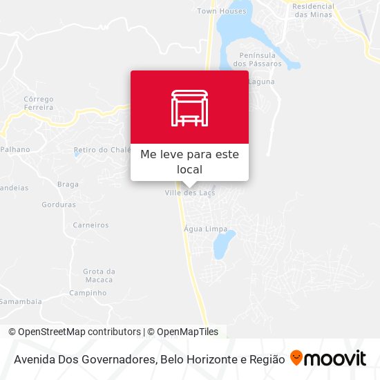 Avenida Dos Governadores mapa