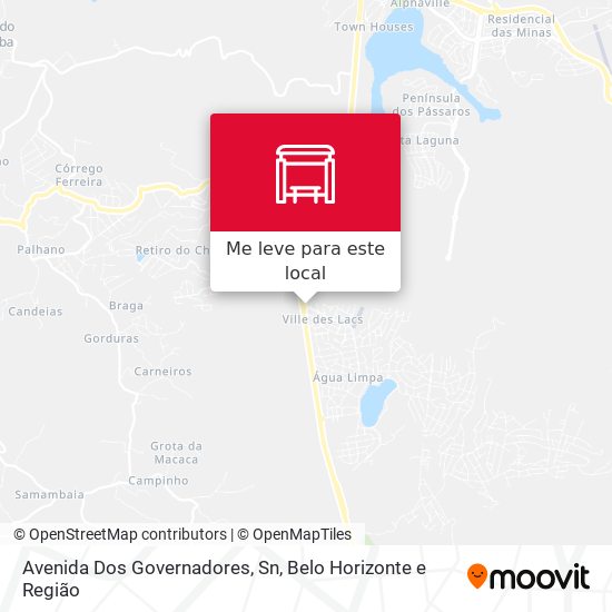 Avenida Dos Governadores, Sn mapa