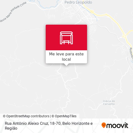 Rua Antônio Aleixo Cruz, 18-70 mapa