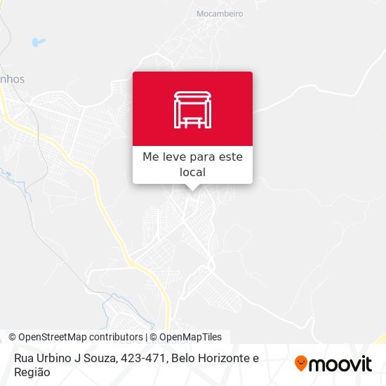 Rua Urbino J Souza, 423-471 mapa
