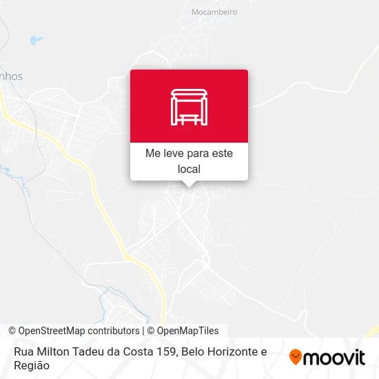 Rua Milton Tadeu da Costa 159 mapa