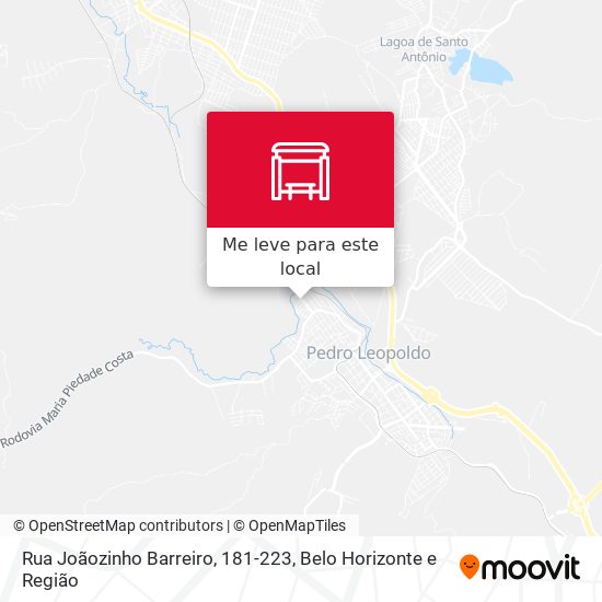 Rua Joãozinho Barreiro, 181-223 mapa
