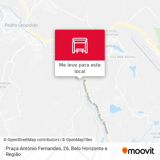 Praça Antônio Fernandes, 26 mapa