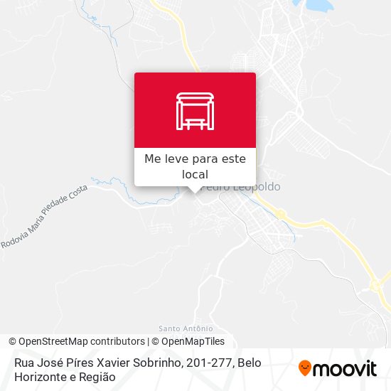 Rua José Píres Xavier Sobrinho, 201-277 mapa