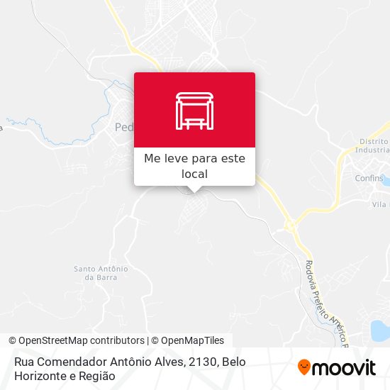 Rua Comendador Antônio Alves, 2130 mapa