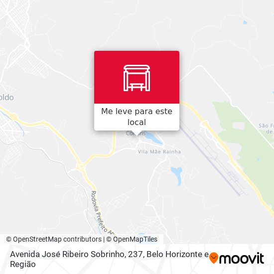 Avenida José Ribeiro Sobrinho, 237 mapa