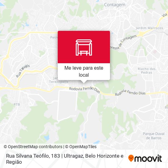 Rua Silvana Teófilo, 183 | Ultragaz mapa