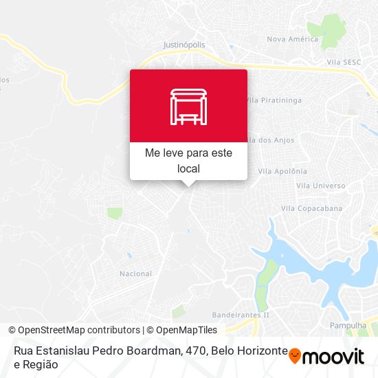 Rua Estanislau Pedro Boardman, 470 mapa
