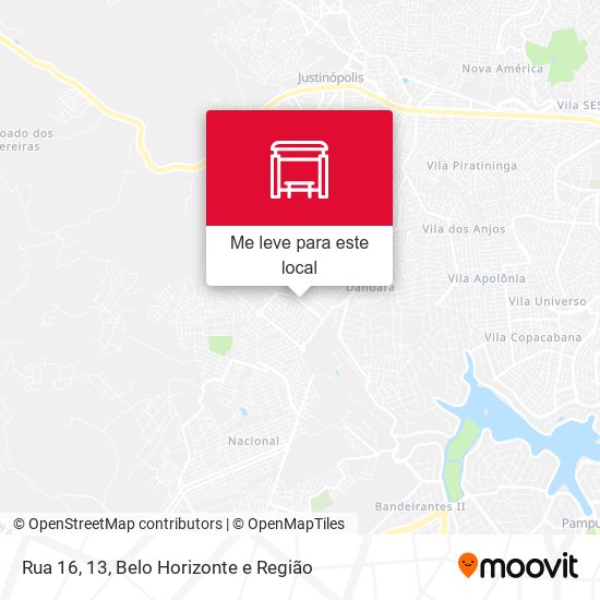 Rua 16, 13 mapa