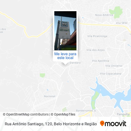Rua Antônio Santiago, 120 mapa
