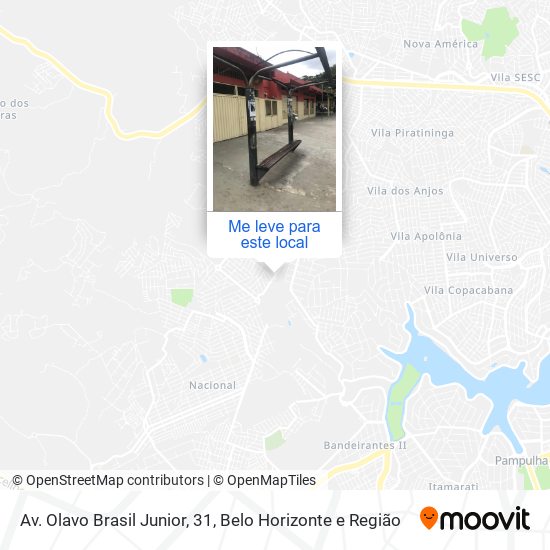 Av. Olavo Brasil Junior, 31 mapa