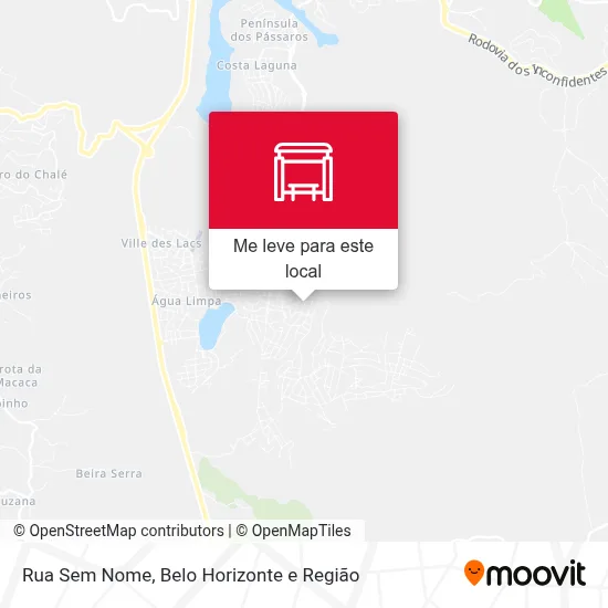 Rua Sem Nome mapa