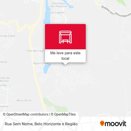 Rua Sem Nome mapa