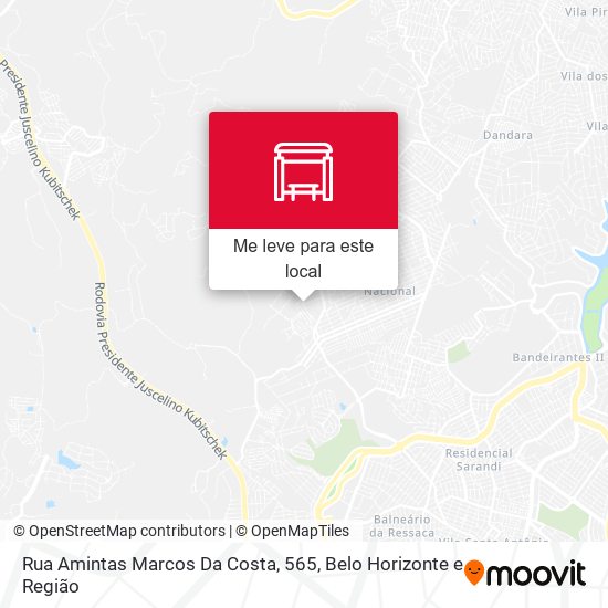 Rua Amintas Marcos Da Costa, 565 mapa