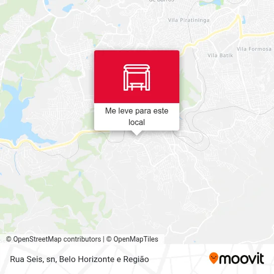 Rua Seis, sn mapa