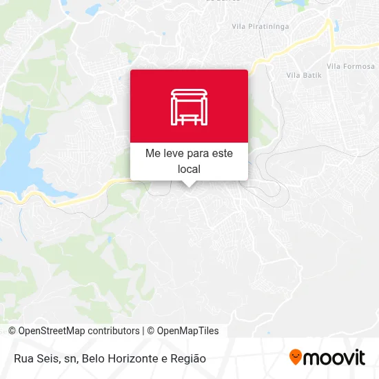 Rua Seis, sn mapa