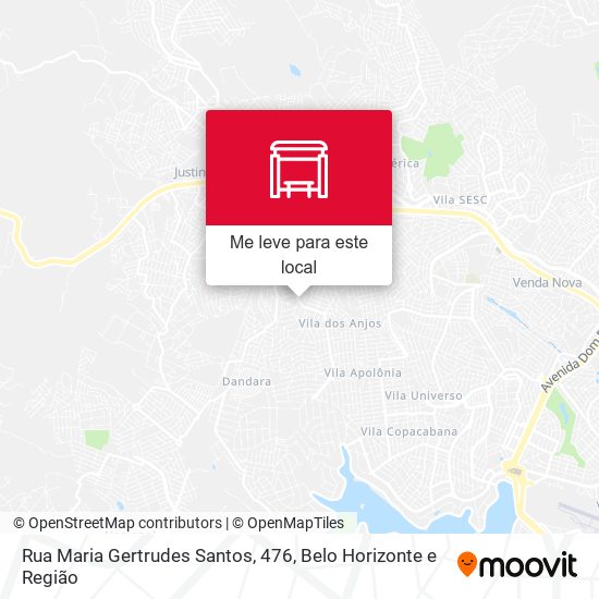 Rua Maria Gertrudes Santos, 476 mapa