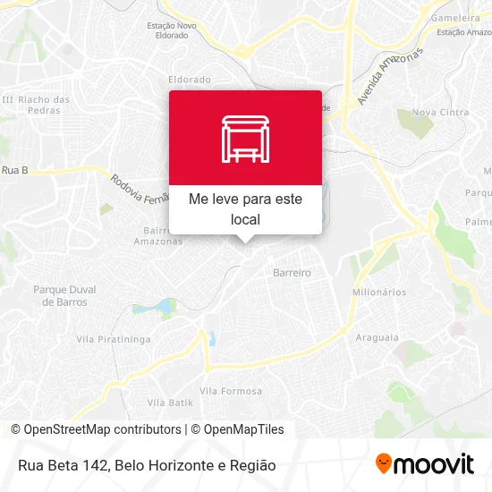 Rua Beta 142 mapa