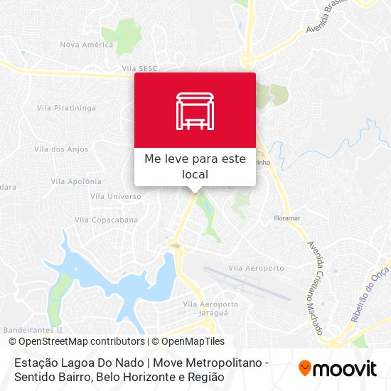 Estação Lagoa Do Nado | Move Metropolitano - Sentido Bairro mapa
