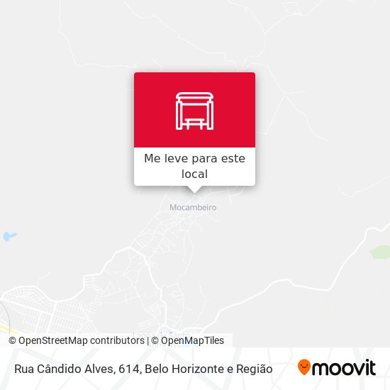 Rua Cândido Alves, 614 mapa