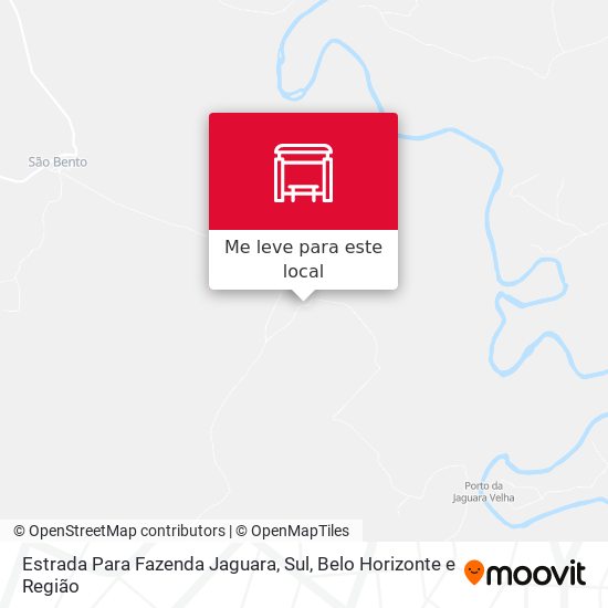 Estrada Para Fazenda Jaguara, Sul mapa