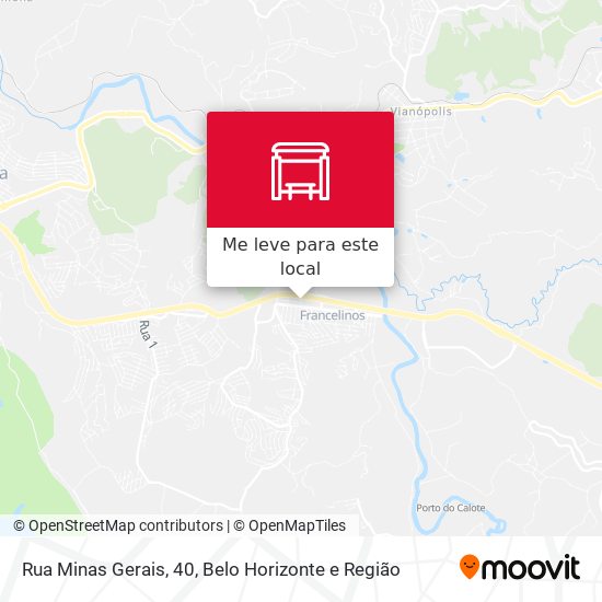 Rua Minas Gerais, 40 mapa