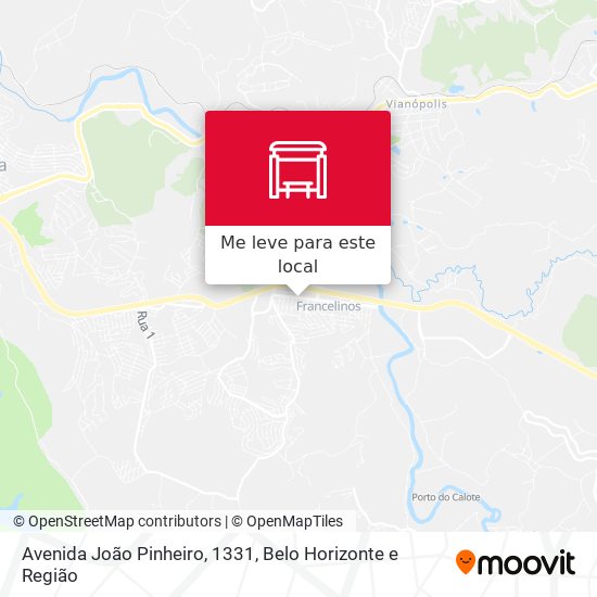 Avenida João Pinheiro, 1331 mapa