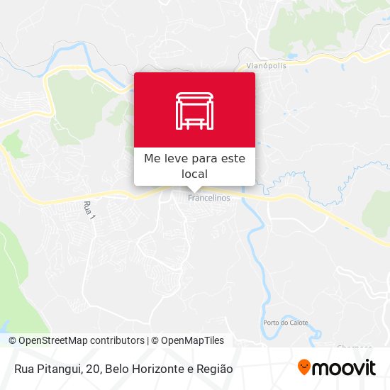 Rua Pitangui, 20 mapa